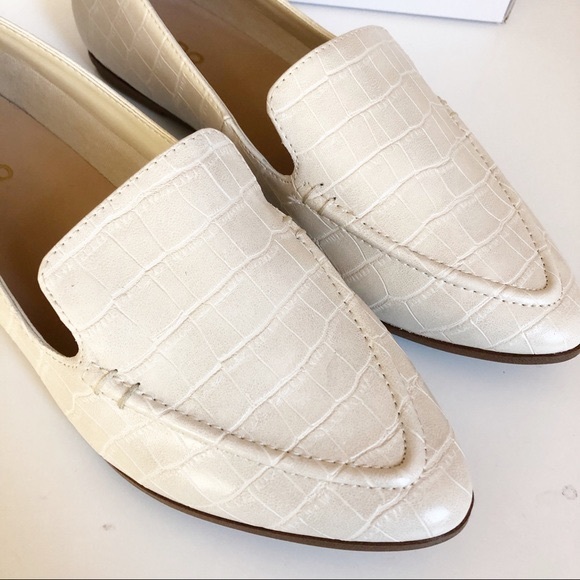 Aldo Shoes - NEW Aldo Cadiella Embossed Faux Snakeskin Flats